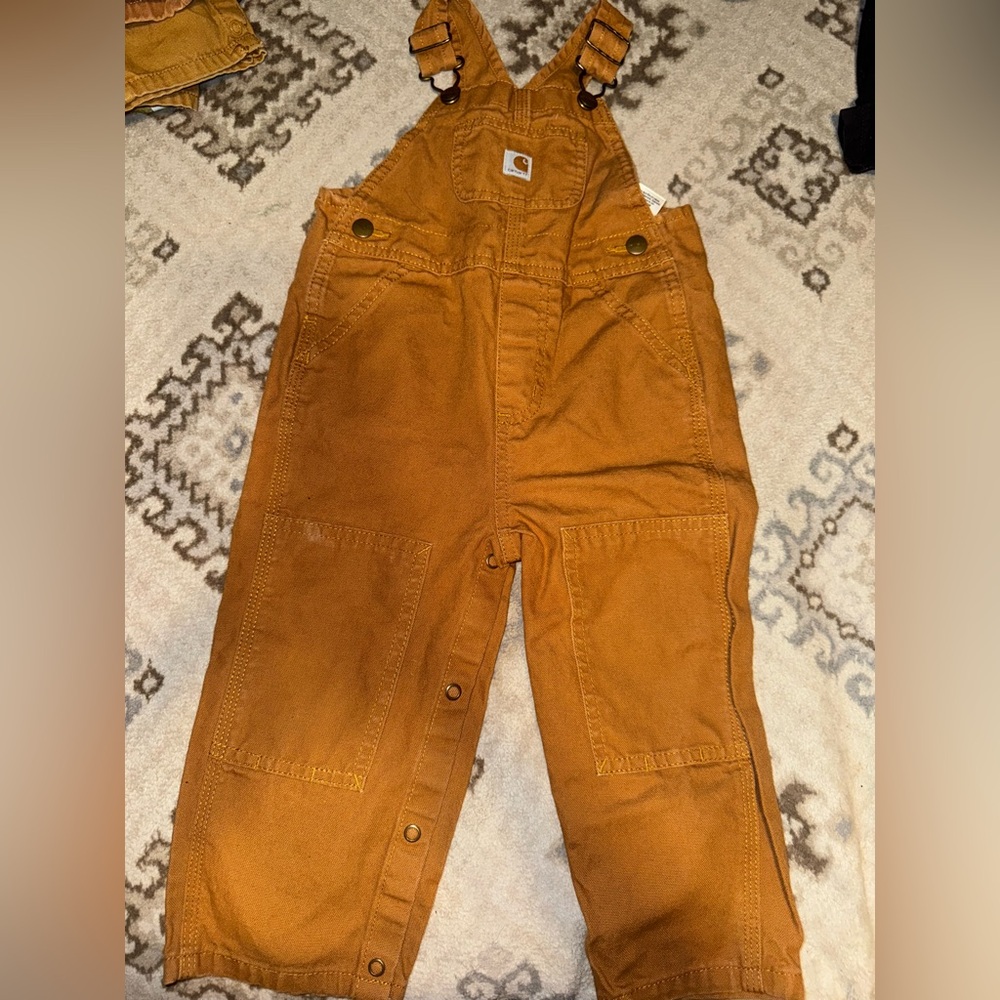 Carhartt Kids Brown Overalls